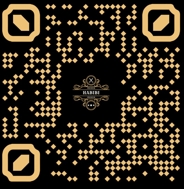 SEO-Agentur Lübeck Northbay Digital & Design MockUp-Friseur-Habibi QR-Code