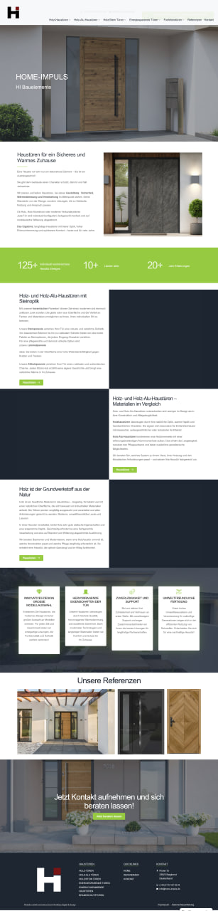 Webdesign SEO Agentur Lübeck Northbay Digital & Design Webseite Home Impuls Bauelemente