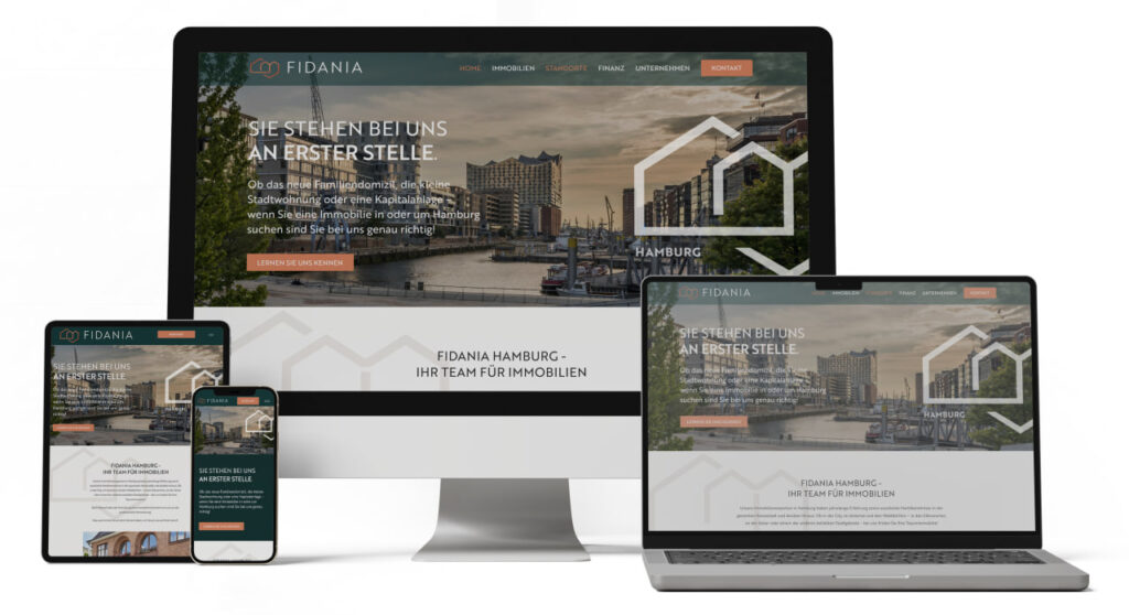 Webdesign SEO Agentur Lübeck Northbay Digital & Design Webseite Fidania Hamburg
